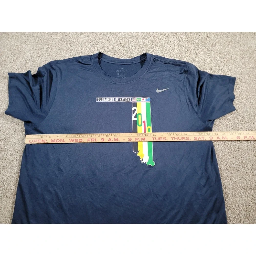 Nike Soccer Shirt Size XXL Tournament of Nations 2018 DRI FIT Short Sleeve USA